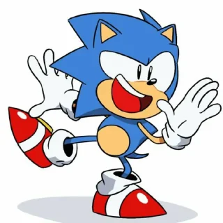 Sticker from Classic Sonic by (@sonic_the_hednehog)