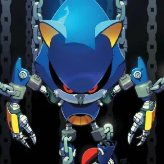 🤖 emoji Metal Sonic by @sonic_the_hednehog Telegram sticker 9 of 120