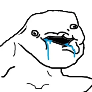 🤪 emoji Stupid Wojak Telegram sticker 9 of 34