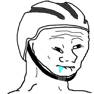 😣 emoji Stupid Wojak Telegram sticker 8 of 34