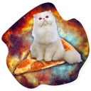 🍕 emoji SpaceCats @StikeryTG Telegram sticker 9 of 25