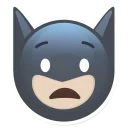 😳 emoji Batman @StikeryTG Telegram sticker 10 of 20