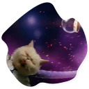 😋 emoji SpaceCats @StikeryTG Telegram sticker 16 of 25