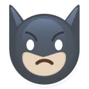 😠 emoji Batman @StikeryTG Telegram sticker 5 of 20