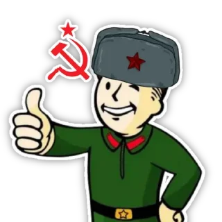 👍 emoji Советский Союз Telegram sticker 7 of 67