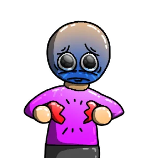 😢 emoji OBJECTIVE Stickers Telegram sticker 24 of 57