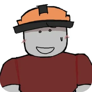 🎩 emoji ❁builderman pack by @hrynya Telegram sticker 24 of 80