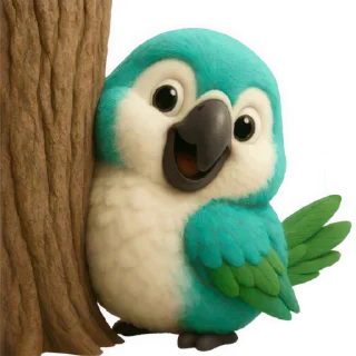 👀 emoji Попугай: @Pea4_stickerbot Telegram sticker 9 of 32