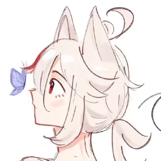 Sticker from ♡ ╱ 𝙡𝙤𝙫𝙚𝙡𝙮 💋 :: @kazumour