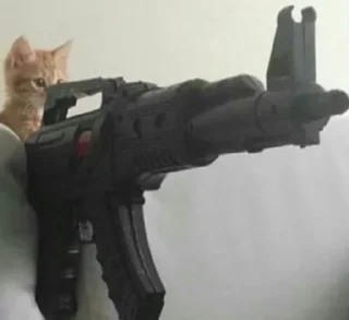 🔫 emoji 🐈 Telegram sticker 23 of 66
