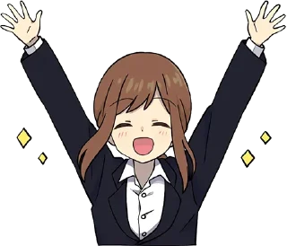 🙌 emoji akane Telegram sticker 17 of 73