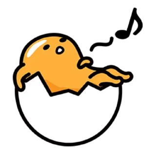 🎼 emoji Eggy (@dailystkrbot) Telegram sticker 7 of 41