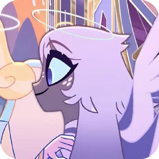 ☺️ emoji 、 ୨ᰍ  Emily!!  ᚐ  ⟡  𓂃 || @HazbinHotel011 Telegram sticker 13 of 30