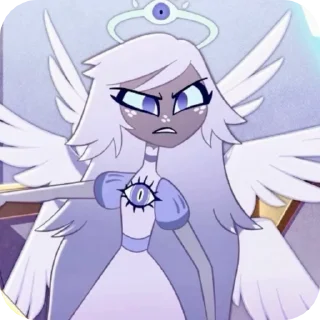 😠 emoji 、 ୨ᰍ  Emily!!  ᚐ  ⟡  𓂃 || @HazbinHotel011 Telegram sticker 16 of 30