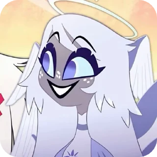 😁 emoji 、 ୨ᰍ  Emily!!  ᚐ  ⟡  𓂃 || @HazbinHotel011 Telegram sticker 9 of 30