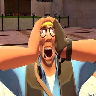 😱 emoji TF2 Telegram sticker 9 of 119