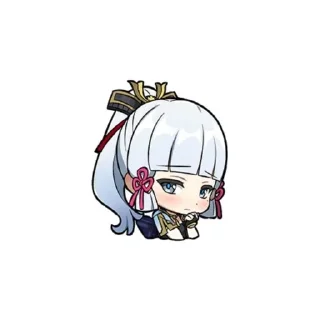 🌟 emoji Чиби Аяка @puplyaloe Telegram sticker 8 of 18