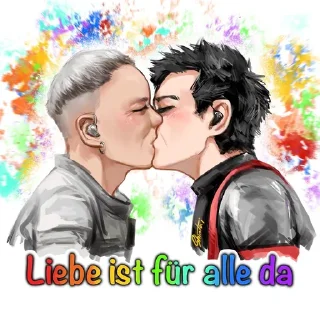 😘 emoji paul&richard Telegram sticker 11 of 17