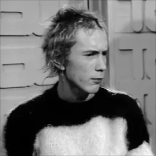 Sticker from Johnny Rotten