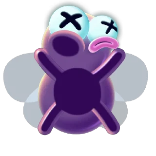 😵 emoji Fly Telegram sticker 11 of 15