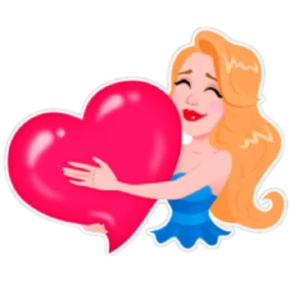 ❤️ emoji День с Тиной Telegram sticker 12 of 19