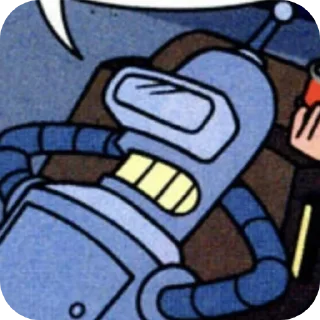 💤 emoji Bender futurama Telegram sticker 20 of 70