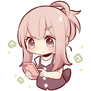 📱 emoji Коричневая-тян @Nyasticks Telegram sticker 20 of 42