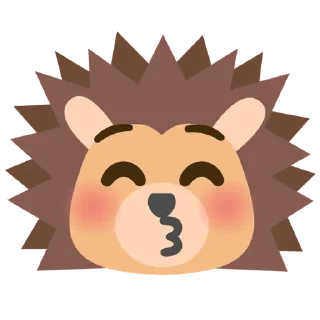 🌟 emoji Aether the hedgehog Telegram sticker 24 of 109