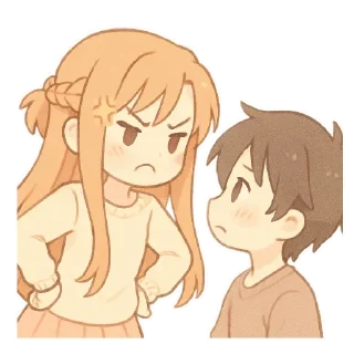 😡 emoji Asuna & Парные 🫶 | @AsuMeo Telegram sticker 11 of 110