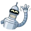 👋 emoji Bender | @Premium_Stikers Telegram sticker 6 of 50