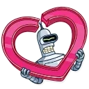 🥰 emoji Bender | @Premium_Stikers Telegram sticker 7 of 50
