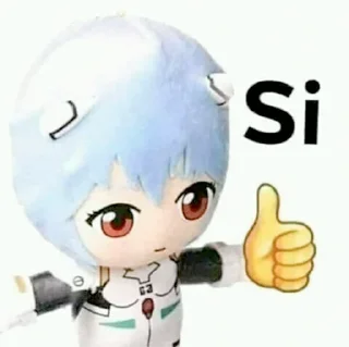 Sticker from Rei plush 🛐
