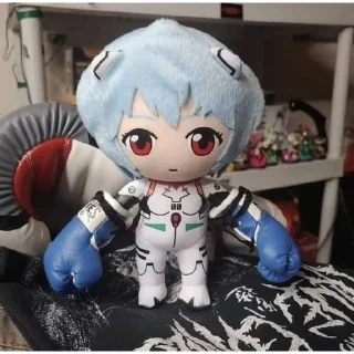 🥊 emoji Rei plush by @Sosnova_shyshechka Telegram sticker 5 of 66