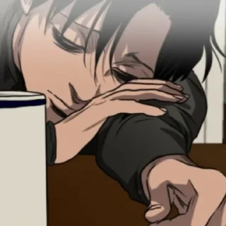 😴 emoji Killing stalking Telegram sticker 2 of 43