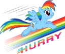 🏃 emoji My Little Pony :: @line_stickers Telegram sticker 8 of 40