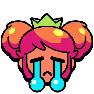 😭 emoji Mandy Pins @BrawlStarsStik Telegram sticker 12 of 18