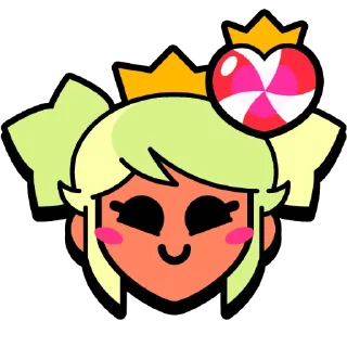 ❤️ emoji Mandy Pins @BrawlStarsStik Telegram sticker 7 of 18