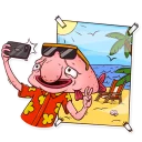 🏝 emoji Sad Blobby Telegram sticker 22 of 31