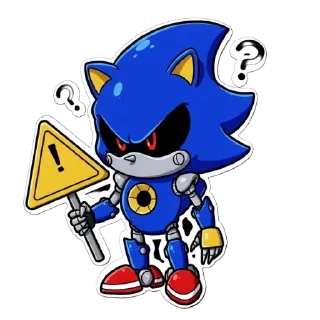 👺 emoji Метал Соник💫 Telegram sticker 7 of 25