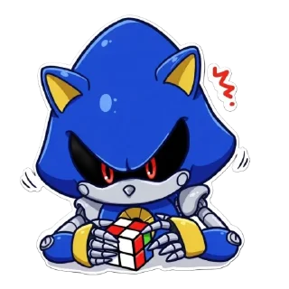 ☀ emoji Метал Соник💫 Telegram sticker 23 of 25
