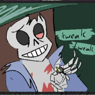 😒 emoji Horror Sans   @undertalesticker Telegram sticker 18 of 102