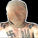 Sticker from skinhead