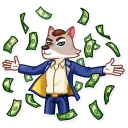 😏 emoji The Wolf of Wall Street Telegram sticker 17 of 40