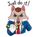 😤 emoji The Wolf of Wall Street Telegram sticker 6 of 40