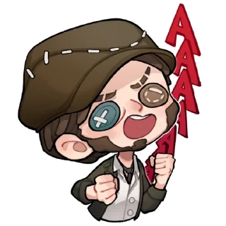 🗣️ emoji Anniversary  乱爬的老泽西  @identityVGOGO Telegram sticker 14 of 16