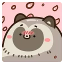 🍃 emoji Тануки Тю @TgSticker Telegram sticker 23 of 48