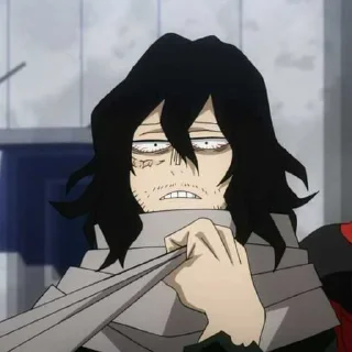 🚩 emoji Aizawa Shota / Manga - Anime ➡️ @EmojiRuBot Telegram sticker 9 of 29
