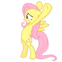 😱 emoji fluttershy Telegram sticker 16 of 35