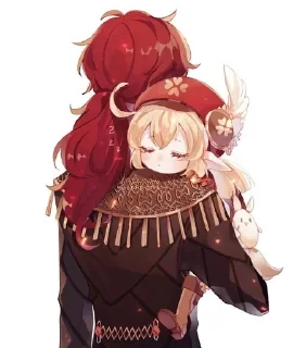 🟥 emoji Стикеры Дилюка Telegram sticker 12 of 64