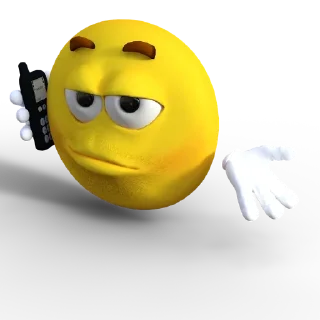🤙 emoji Жёлтые Колобки от ℂ𝕙𝕒𝕤𝕚𝕜𝕚𝕤 ⍟ Telegram sticker 11 of 12